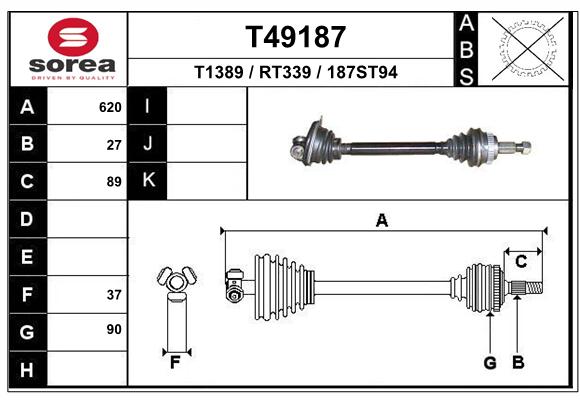 Transmission (Cardan) SEEAC RT339