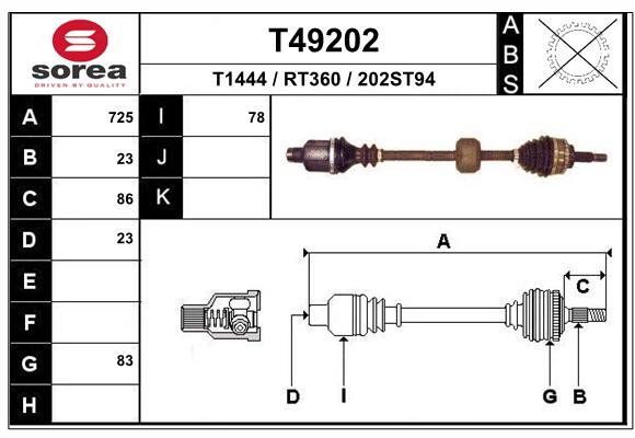 Transmission (Cardan) SEEAC RT360