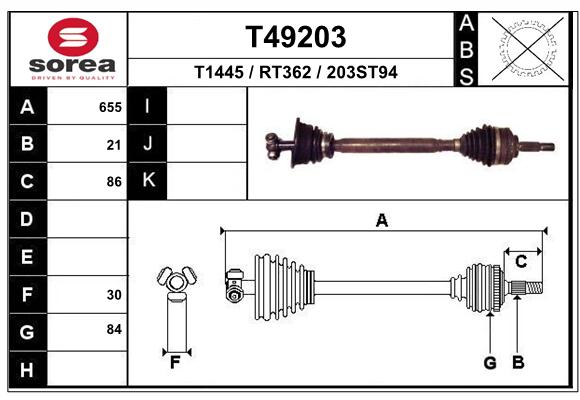 Transmission (Cardan) SEEAC RT362