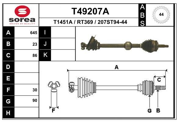 Transmission (Cardan) SEEAC RT369