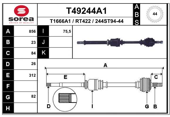 Transmission (Cardan) SEEAC RT422