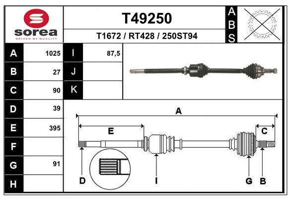 Transmission (Cardan) SEEAC RT428