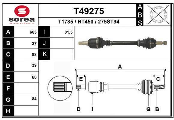 Transmission (Cardan) SEEAC RT450