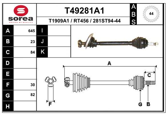 Transmission (Cardan) SEEAC RT456