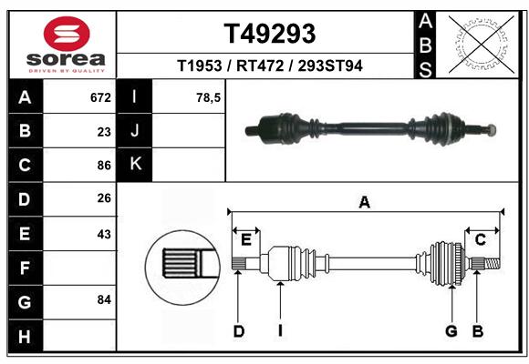 Transmission (Cardan) SEEAC RT472