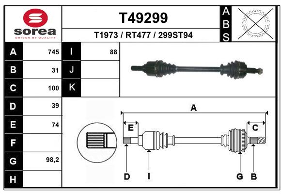 Transmission (Cardan) SEEAC RT477