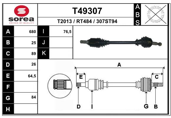 Transmission (Cardan) SEEAC RT484