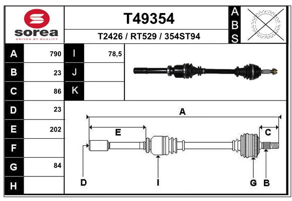 Transmission (Cardan) SEEAC RT529