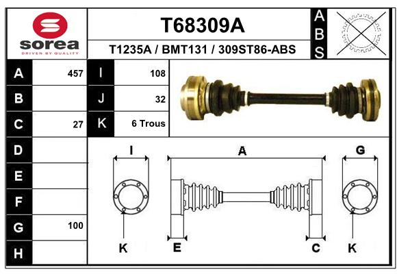 Transmission (Cardan) SEEAC BMT131