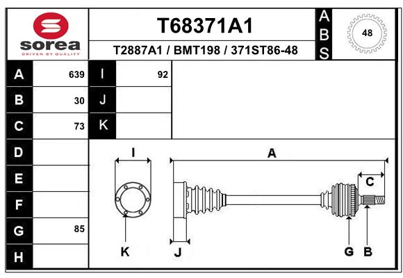 Transmission (Cardan) SEEAC BMT198