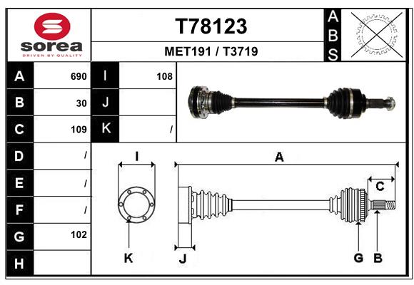 Transmission (Cardan) SEEAC MET191