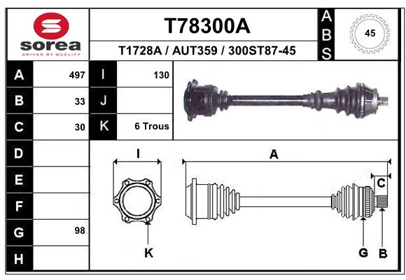 Transmission (Cardan) SEEAC AUT359