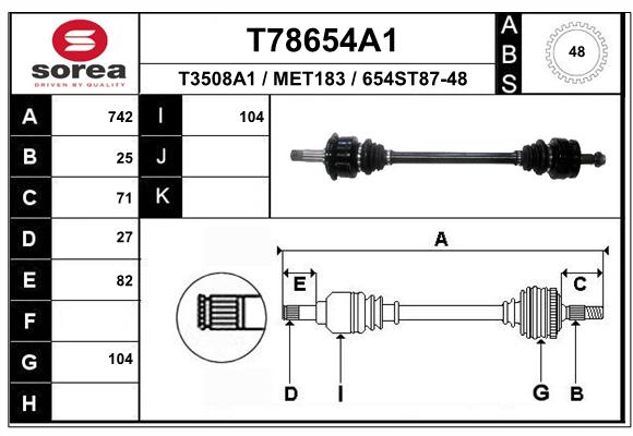 Transmission (Cardan) SEEAC MET183