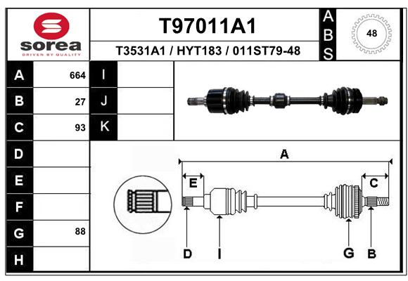 Transmission (Cardan) SEEAC HYT183