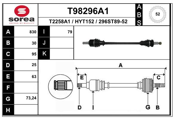 Transmission (Cardan) SEEAC HYT152