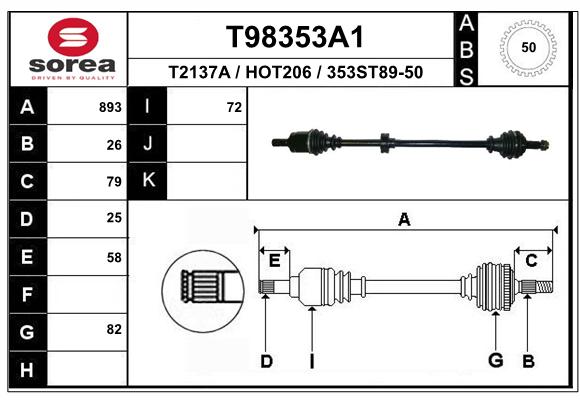 Transmission (Cardan) SEEAC HOT206