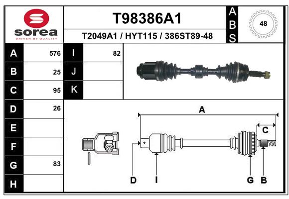 Transmission (Cardan) SEEAC HYT115