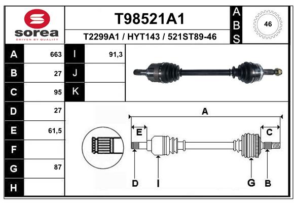 Transmission (Cardan) SEEAC HYT143