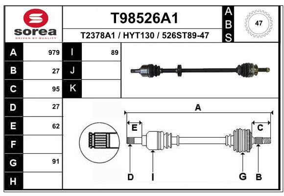 Transmission (Cardan) SEEAC HYT130