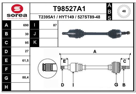 Transmission (Cardan) SEEAC HYT149