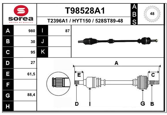 Transmission (Cardan) SEEAC HYT150