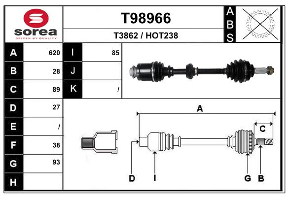 Transmission (Cardan) SEEAC HOT238