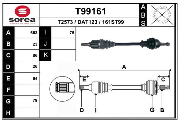 Transmission (Cardan) SEEAC DAT123