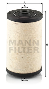 Filtre à carburant MANN-FILTER BFU 811