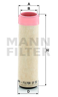 Filtre à air MANN-FILTER CF 50