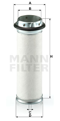 Filtre à air MANN-FILTER CF 711