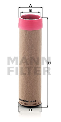 Filtre à air MANN-FILTER CF 97/2