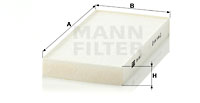 Filtre d'habitacle MANN-FILTER CU 1811-2