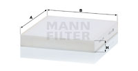 Filtre d'habitacle MANN-FILTER CU 2232/1