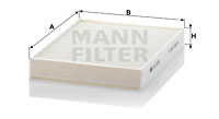 Filtre d'habitacle MANN-FILTER CU 2736-2