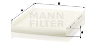 Filtre d'habitacle MANN-FILTER CU 27 007