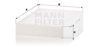 Filtre d'habitacle MANN-FILTER CU 28 016