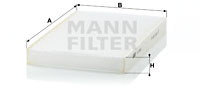 Filtre d'habitacle MANN-FILTER CU 2952