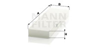 Filtre d'habitacle MANN-FILTER CU 30 004