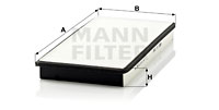 Filtre d'habitacle MANN-FILTER CU 3360