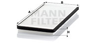 Filtre d'habitacle MANN-FILTER CU 4150