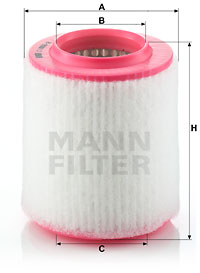 Filtre à air MANN-FILTER C 1652/2