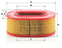 Filtre à air MANN-FILTER C 25 124