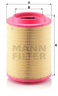 Filtre à air MANN-FILTER C 25 660/2