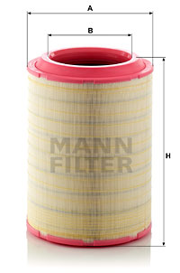 Filtre à air MANN-FILTER C 37 2070/2