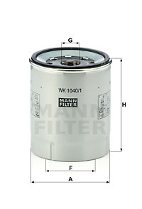 Filtre à carburant MANN-FILTER WK 1040/1 x