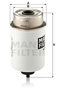 Filtre à carburant MANN-FILTER WK 8015