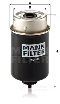 Filtre à carburant MANN-FILTER WK 8102