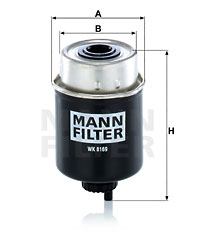 Filtre à carburant MANN-FILTER WK 8169