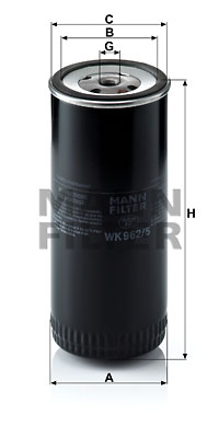 Filtre à carburant MANN-FILTER WK 962/5