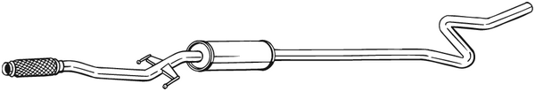 Silencieux central BOSAL 292-067